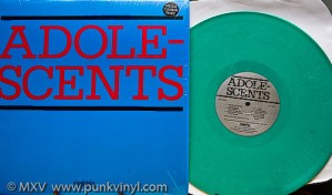 Adolescents green vinyl LP