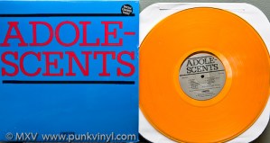 Adolescents LP on translucent orange vinyl