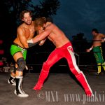 Ryan Slade/Zach Thompson/Jimmy Rockwell vs. Xavier Mustafa/Justin Reno